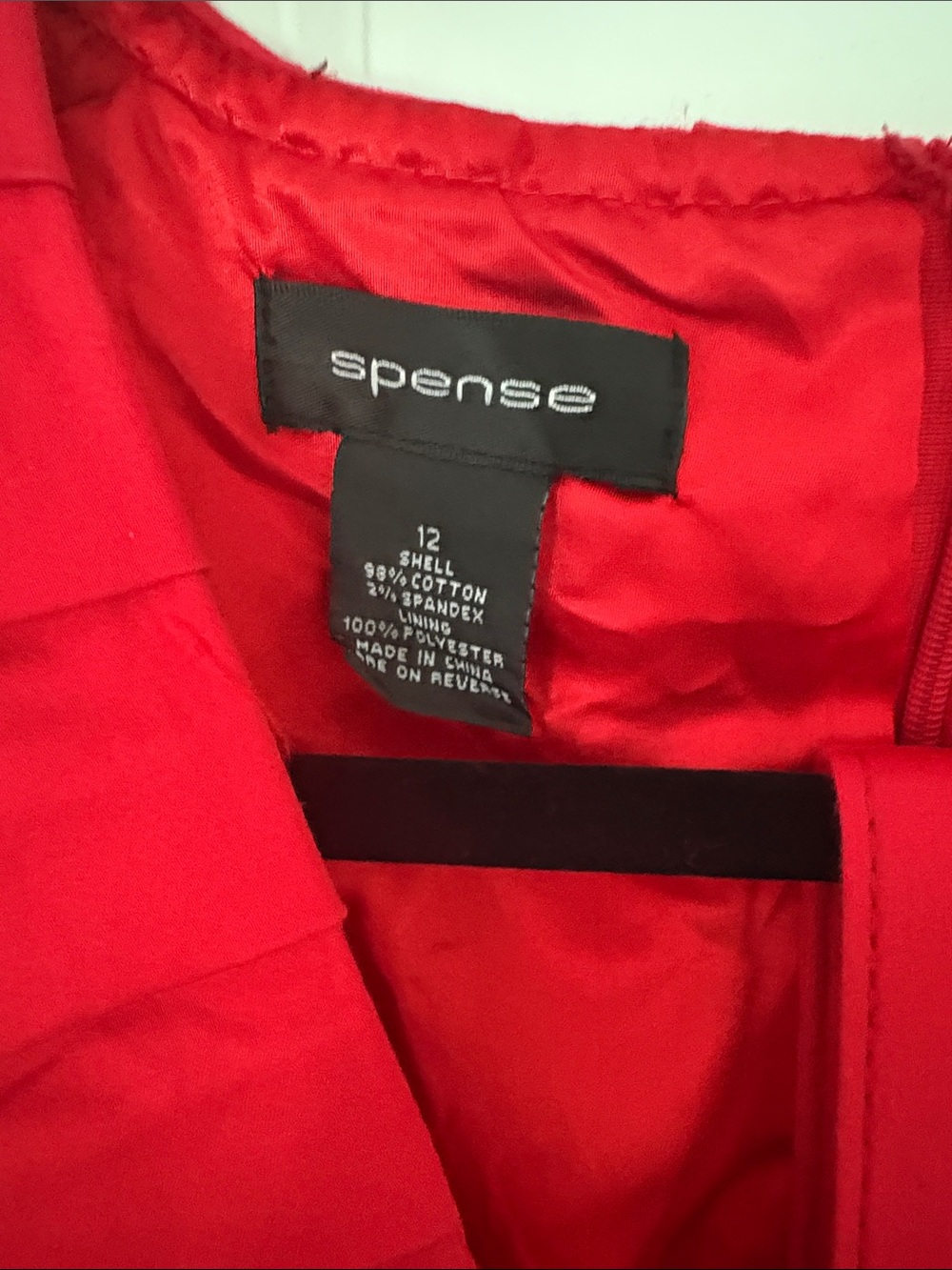 Spense Red Women's Dress